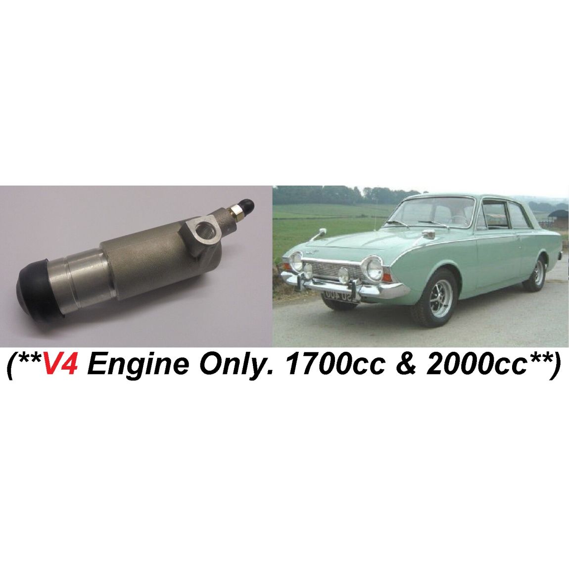 CLUTCH SLAVE CYLINDER (Ford Corsair V4) (1700 & 2000) (** From Oct 65- 70 **) 